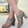 Women Sandals Spring/Summer Style Fashion Shoes High Heels Black Sandalias Female Gladiator Casual Women Shoes Square Heels