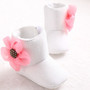 Winter Cute Kids Baby boys Girl Snow Boots  flower Ribbon Warm Baby Boots Shoes 0-18Months #W