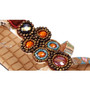 Flat Sandals Ankle T-strap Fashion Sandals Flat Beaded