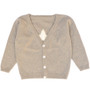 Biscuit Cashmere Cardigan with Star