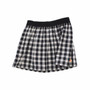 Black & White Check Skirt