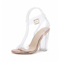 Jelly Crystal Heel Transparent Sexy Clear High Heels Pumps Shoes