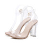 Jelly Crystal Heel Transparent Sexy Clear High Heels Pumps Shoes