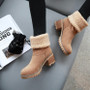 Snow boots Ladies Winter Flock Warm Martinas Ankle Boots