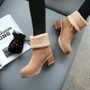 Snow boots Ladies Winter Flock Warm Martinas Ankle Boots