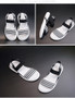 Leather Platform Chunky Fashion Buckle Thick Soled Casual Beach Sandal