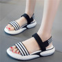 Leather Platform Chunky Fashion Buckle Thick Soled Casual Beach Sandal