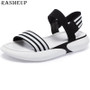 Leather Platform Chunky Fashion Buckle Thick Soled Casual Beach Sandal