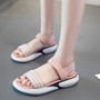 Leather Platform Chunky Fashion Buckle Thick Soled Casual Beach Sandal