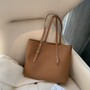 Solid Women's PU Leather Handbags Luxury Lady Hand Bags