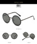 Brand Round Sunglasses Luxury Rimless Shades