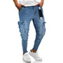 men's jeans pocket Slim Fashion Hiphop Jeans