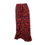 Leopard Long Skirt High Waist Midi Skirt
