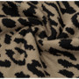 Leopard print knitted midi skirt High waist skirt