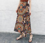 Bohemian High Waist Floral Print Skirts