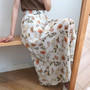 High Waist Chiffon Midi Casual Floral Print Skirt