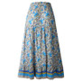 Boho Print Elastic Waist Gypsy Ethnic Skirt