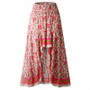 Boho Print Elastic Waist Gypsy Ethnic Skirt