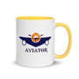 Funkypilot Aviator Coffee Mug with Color Inside