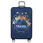 World Map Design Luggage Protective Cover Travel Suitcase Cover