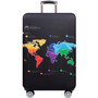 World Map Design Luggage Protective Cover Travel Suitcase Cover