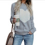 Autumn Winter Slim Heart Knitted Sweater