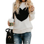 Autumn Winter Slim Heart Knitted Sweater