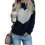 Autumn Winter Slim Heart Knitted Sweater