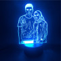 3D Lamp Couples Portrait Night Light Lamp
