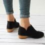 Woman Clog Low Heel Slip On Ankle Boots