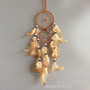 vintage home decoration retro feather dream catcher circular feathers wall hanging
