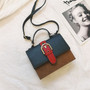 Vintage Designer Panelled Cover Ladies Crossbody Women Handbag