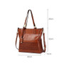 Leather Women's Handbag Large Capacity Tote Bag