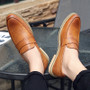 Oxford Loafers Leather Moccasins Shoe