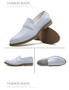 Oxford Loafers Leather Moccasins Shoe