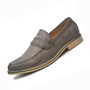 Oxford Loafers Leather Moccasins Shoe