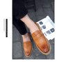 Oxford Loafers Leather Moccasins Shoe