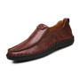Leather Moccasin Casual Men's Shoe