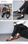 Luxury Crocodile Pattern Leather Men's Shoes