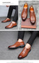 Luxury Crocodile Pattern Leather Men's Shoes