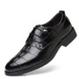 Luxury Crocodile Pattern Leather Men's Shoes