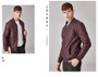 Casual Businessmen Stylish Men's Leather Jacket