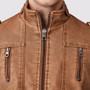 Businessmen Casual Fleece Thick Men's Leather Jacket
