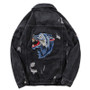 Wolf Embroidery Quality Denim Jacket