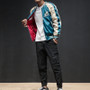 Reverisble Embroidery Bomber Jacket