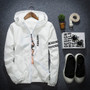 Fashionable Hooded Casual Windbreaker Bomber Jacket