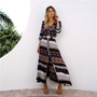 Printed Long Elegant Vintage Casual Bohemian (Boho) Dress