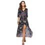 Printed Long Elegant Vintage Casual Bohemian (Boho) Dress