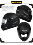 Full Face Motorcycle Helmet Skull Graphics