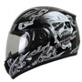 Full Face Motorcycle Helmet Skull Graphics